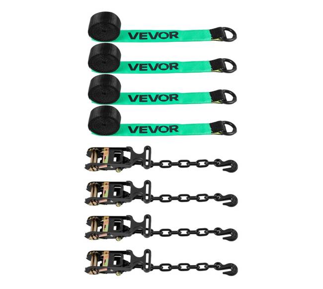 Ratų blokavimo diržų komplektas su laikikliais0