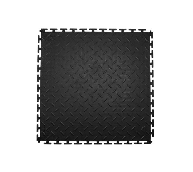 Garažo grindų plytelės, sujungiamos, juodos9