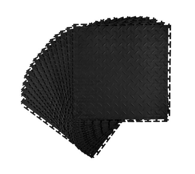 Juodos jungt. modul. grindų plytelės0