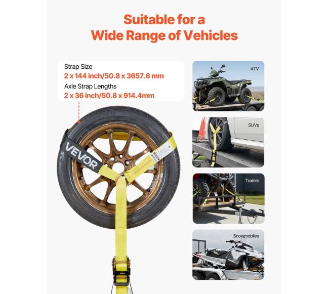 Ratų užrakinimo sistema ATV, SUV ir priekaboms3