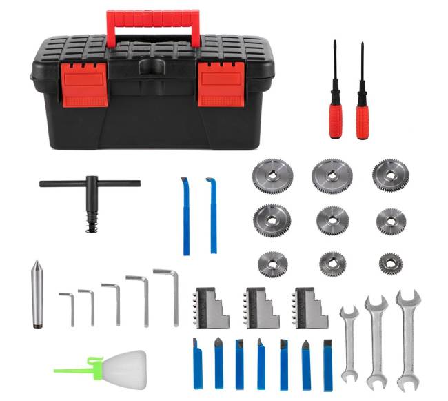 Mini metalo tekinimo staklės 8x14, 600W8