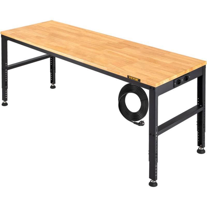 Reguliuojamo aukščio darbastalis, 183 x 64 cm0