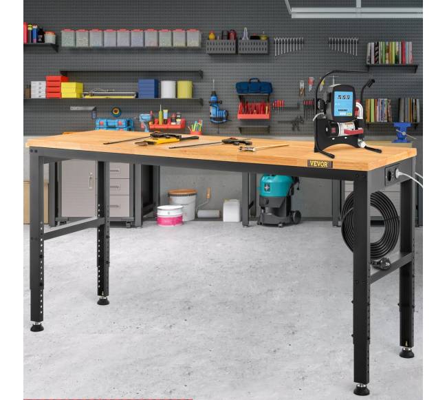 Reguliuojamo aukščio darbastalis, 183 x 64 cm7