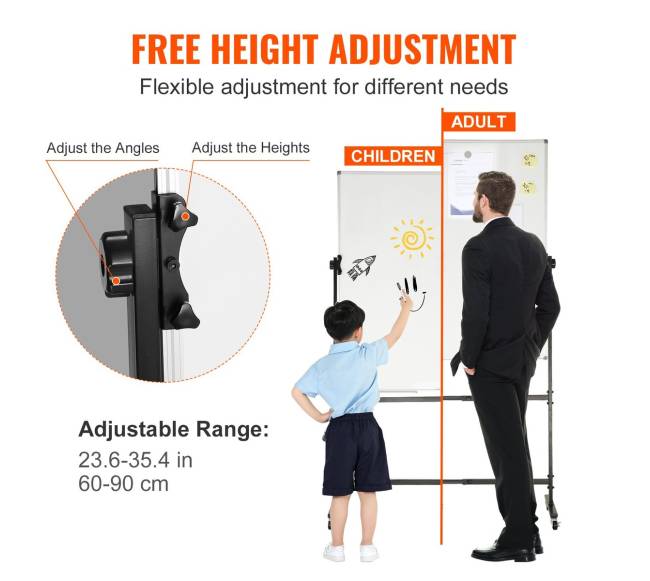 Sulankstoma magnetinė baltos lentos lenta4