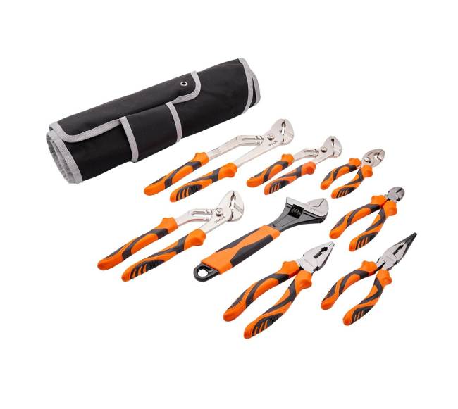 8 dalių replės ir reguliuojamas veržliaraktis0