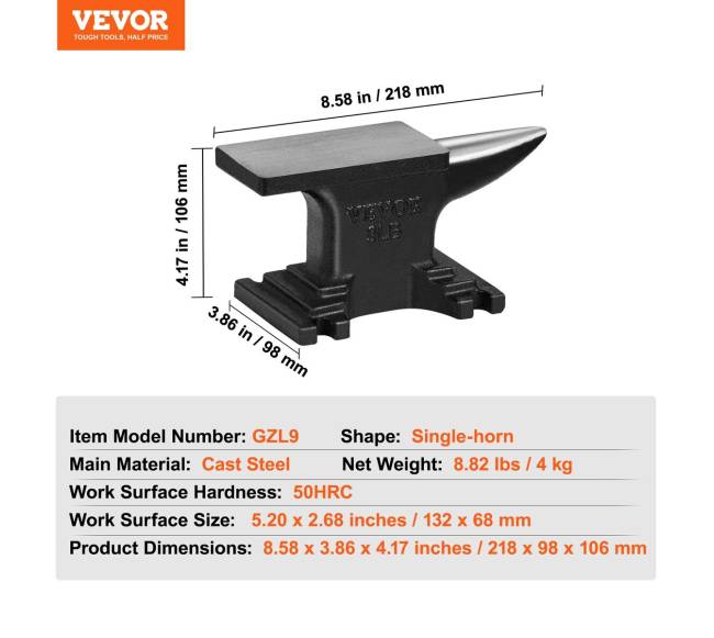 Kubilinis priekalas su ragu6