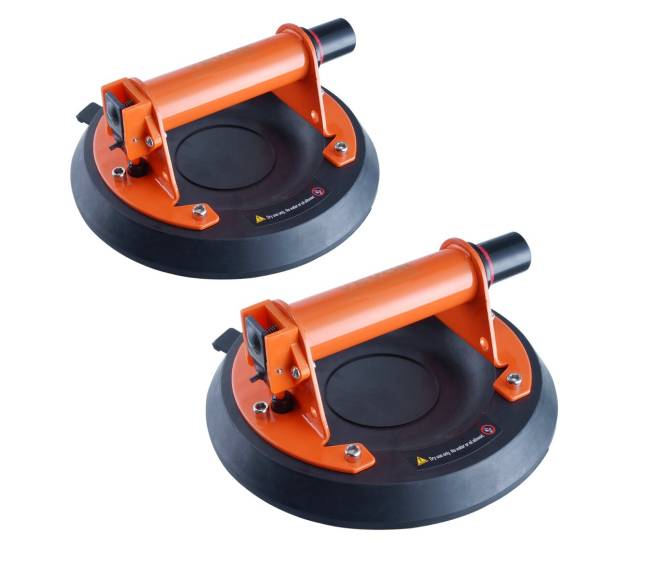 Stiklo siurbtukas su plieno rankena0