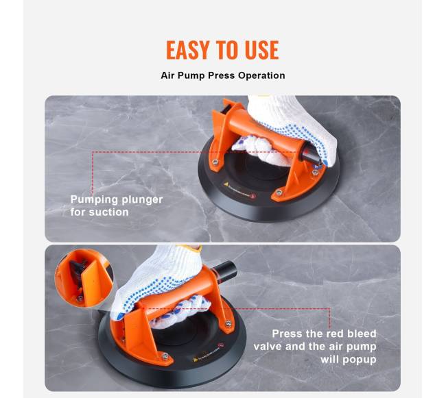 Stiklo siurbtukas su plieno rankena2