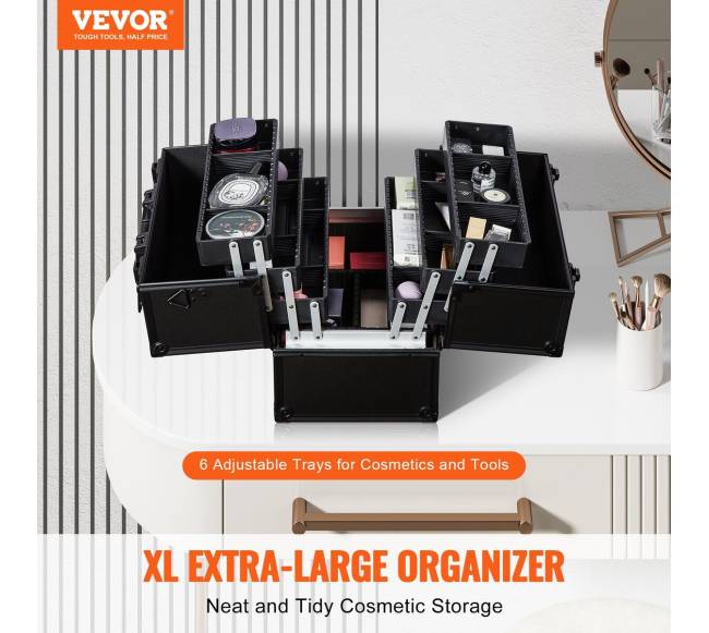 Didelis kosmetikos lagaminas su rankena1