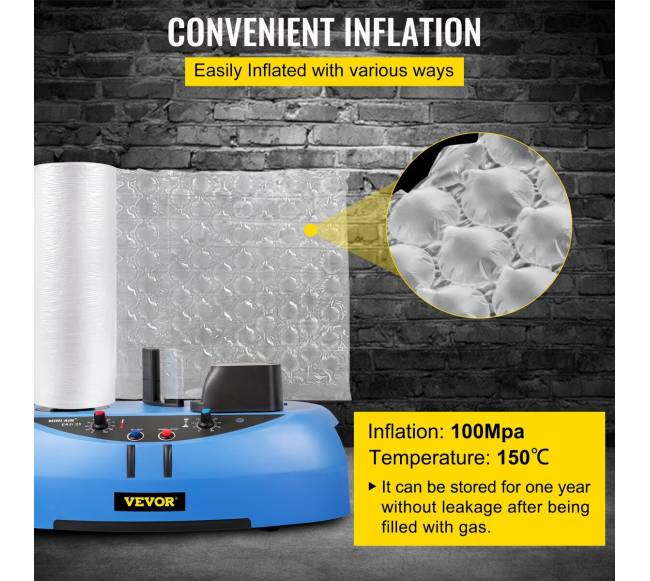 oro pagalvių plėvelė, 300 m ilgio4