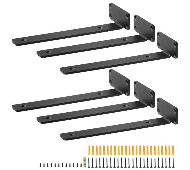 Plieninis lentynos laikiklis 26 cm x 10 cm8