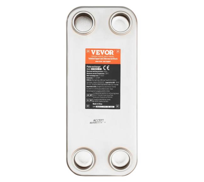 30 plokščių šilumokaitis su 4 jungtimis10