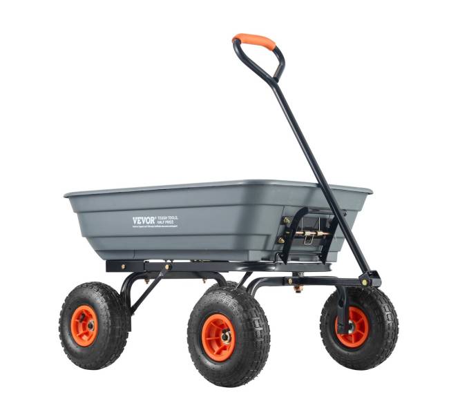 Polipropileno sodo vežimėlis su išvertimu, 4 kubiniai metrai0