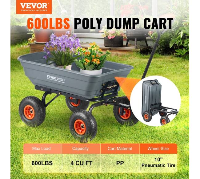 Polipropileno sodo vežimėlis su išvertimu, 4 kubiniai metrai1