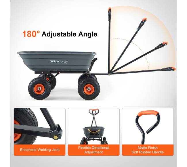 Polipropileno sodo vežimėlis su išvertimu, 4 kubiniai metrai6