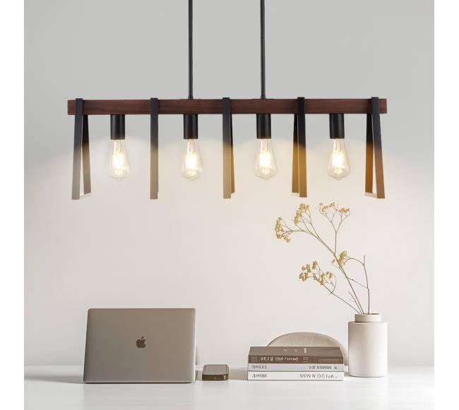 Virtuvės salos pakabinamas šviestuvas 4 šviesos7