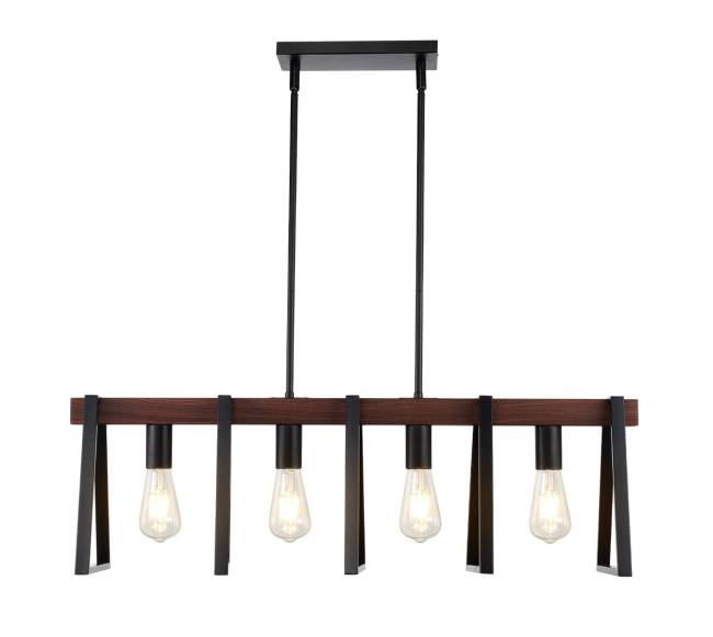 Virtuvės salos pakabinamas šviestuvas 4 šviesos10