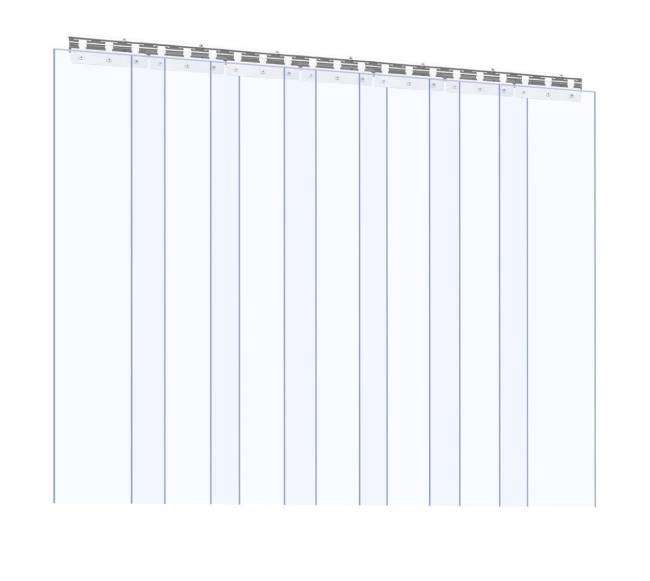 PVC durų užuolaidos šaldytuvams 107 x 213 cm0