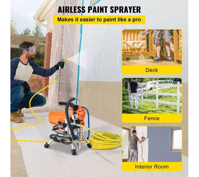 Aukšto slėgio sienų dažų purkštuvas 2000W1