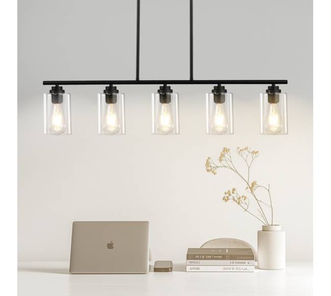 5 lempučių šviestuvas virtuvei7