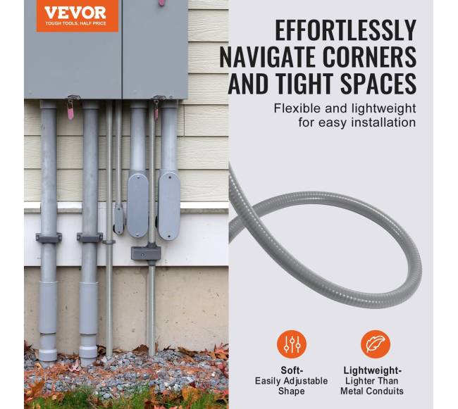 Lankstus PVC vamzdynas 34 in 30.5 m2