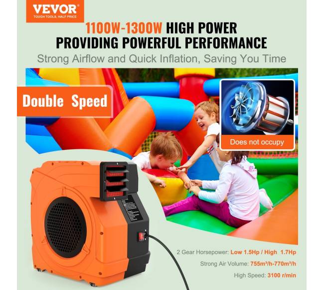 Pripučiames pilies ventiliatorius 1100W1