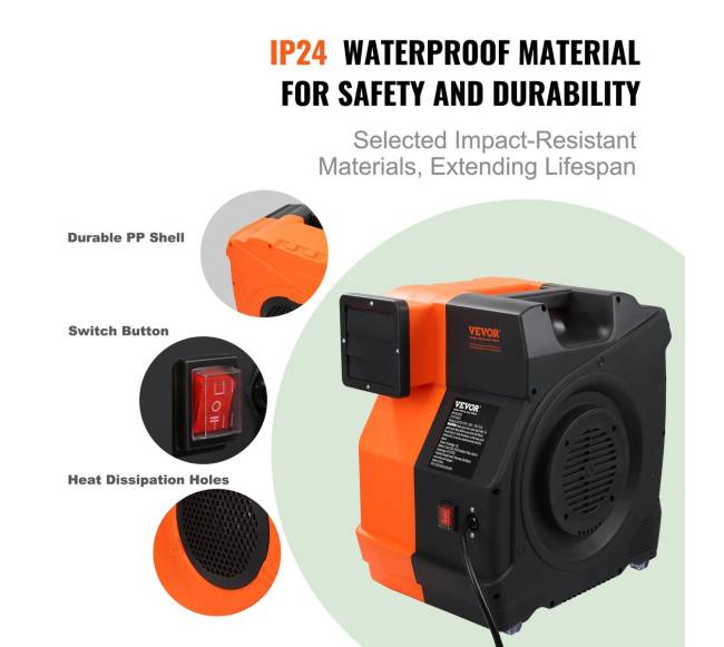 Pripučiames pilies ventiliatorius 1100W2