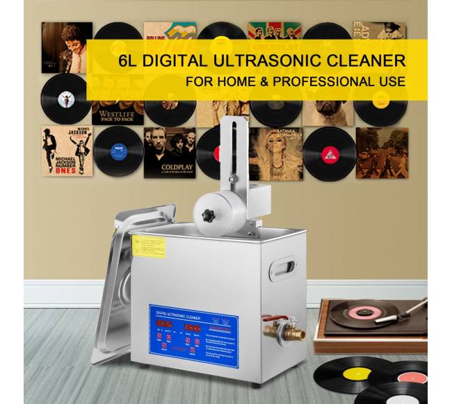 Ultragarsinis vinilų valymas 6 l talpos mašina1