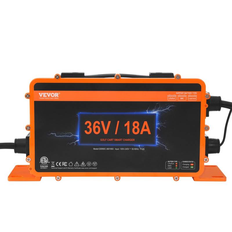 36 V 18 A golfo vežimėlio baterijos įkroviklis0