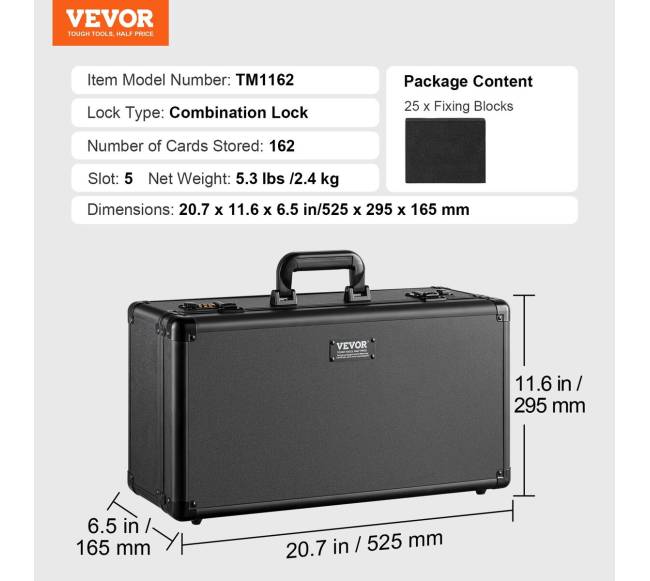 sportinių kortelių dėklas su kodine spyna6