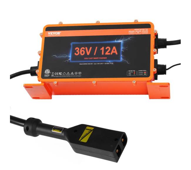 36 voltų 12 A golfo vežimėlio įkroviklis8