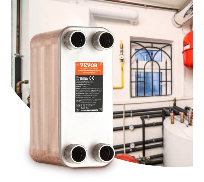 80 plokščių šilumokaitis, 4*1-14" sriegiai6