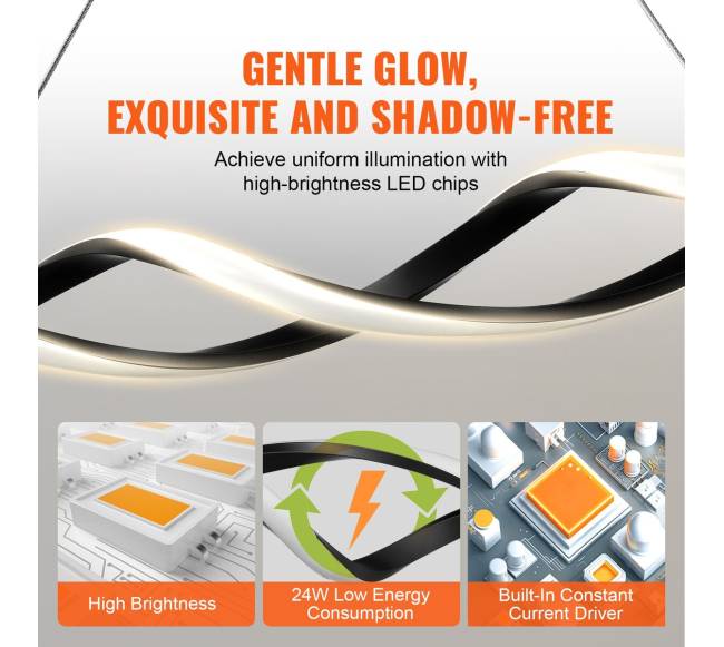 Šiuolaikinis liustra su LED nuotoliniu valdymu1