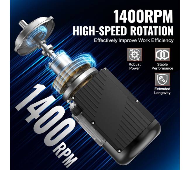 0.75 kW elektros variklis 1400 RPM2