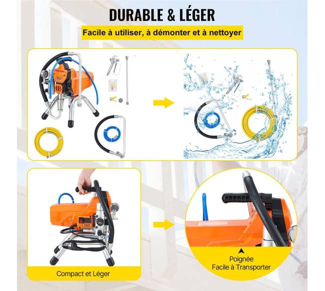 Aukšto slėgio dažų purkštuvas 2200W4