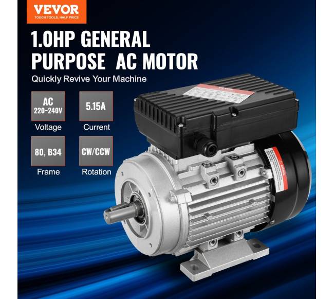 0.75kW elektrinis variklis 2850 APS AC 220-240V1