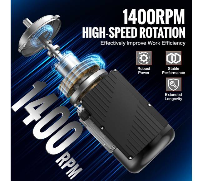 0,55 kW elektros variklis, 1400 apsmin, 1 fazė2