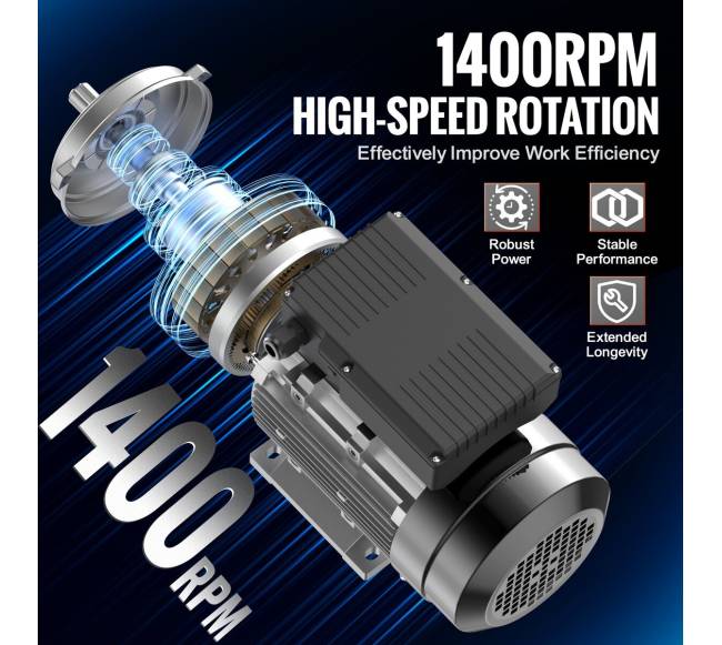 1.5 kW 1400 aps. elektrinis variklis2