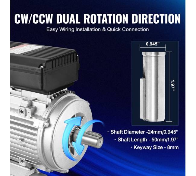 1.5 kW 1400 aps. elektrinis variklis3