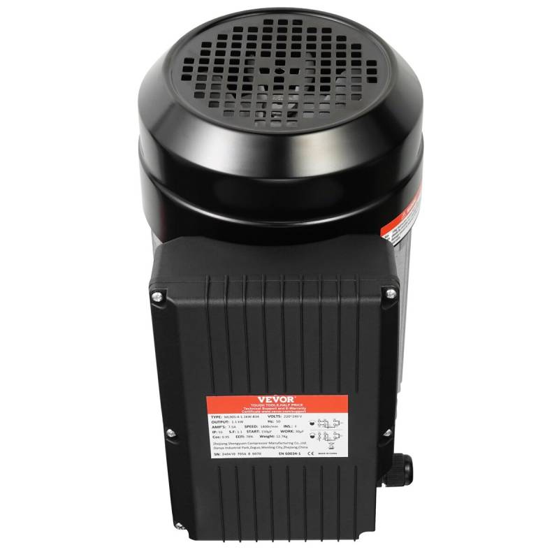 1.1 kW elektros variklis 1400 apsmin su 24 mm velenu0