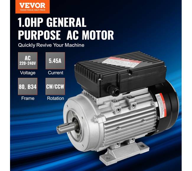 0.75 kW elektrinis variklis 1400 aps.min 220V1