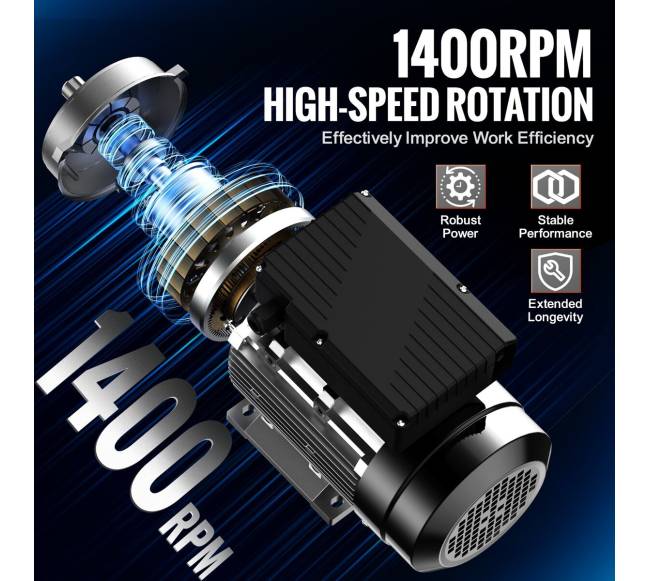 0.75 kW elektrinis variklis 1400 aps.min 220V2