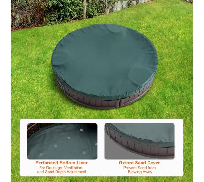 apvalus smėlio dėžė su dangčiu vaikams4