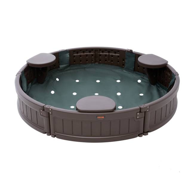 apvalus smėlio dėžė su dangčiu vaikams10