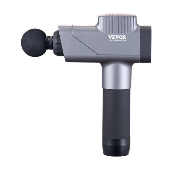 Raumenų masažuoklis su 8 greičiais ir 6 galvutėmis10