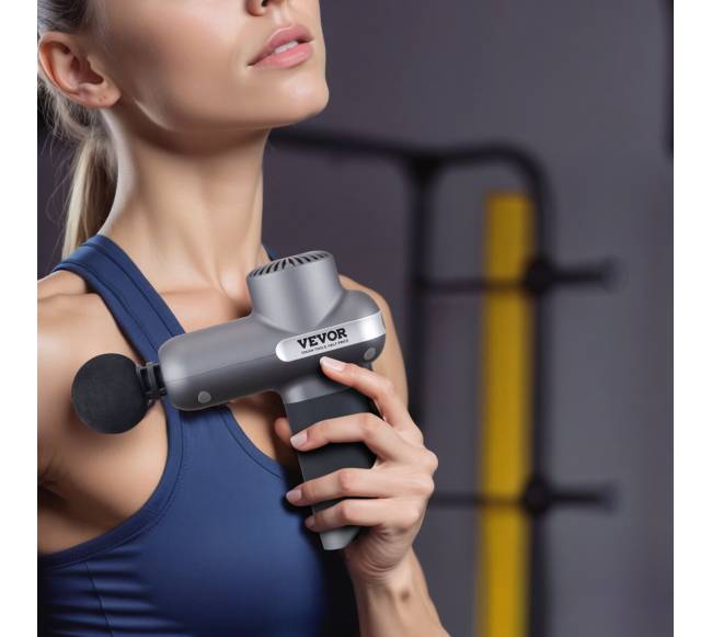 Raumenų masažuoklis su 5 greičiais ir 6 galvutėmis7