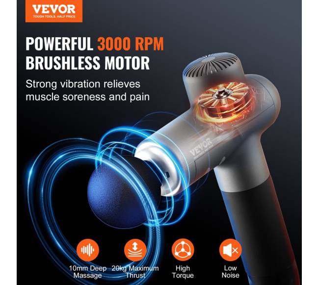 Masažuoklis su 8 greičiais ir 6 galvutėmis1