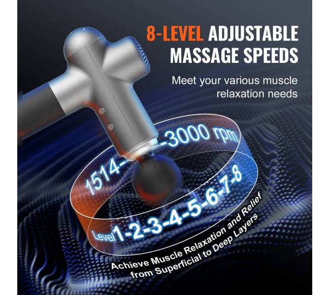 Masažuoklis su 8 greičiais ir 6 galvutėmis2