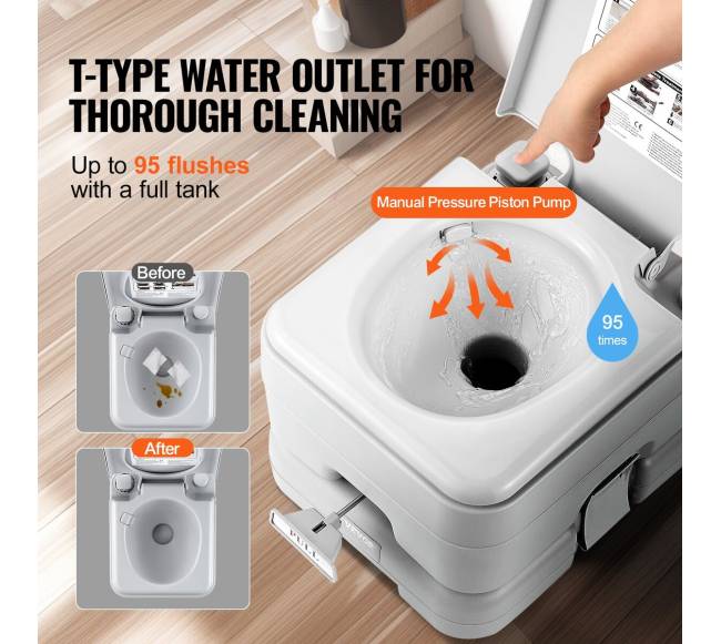 Nešiojamas tualetas stovyklavimui 12 l2