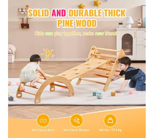 Pikler trikampių rinkinys 5in1 vaikams2